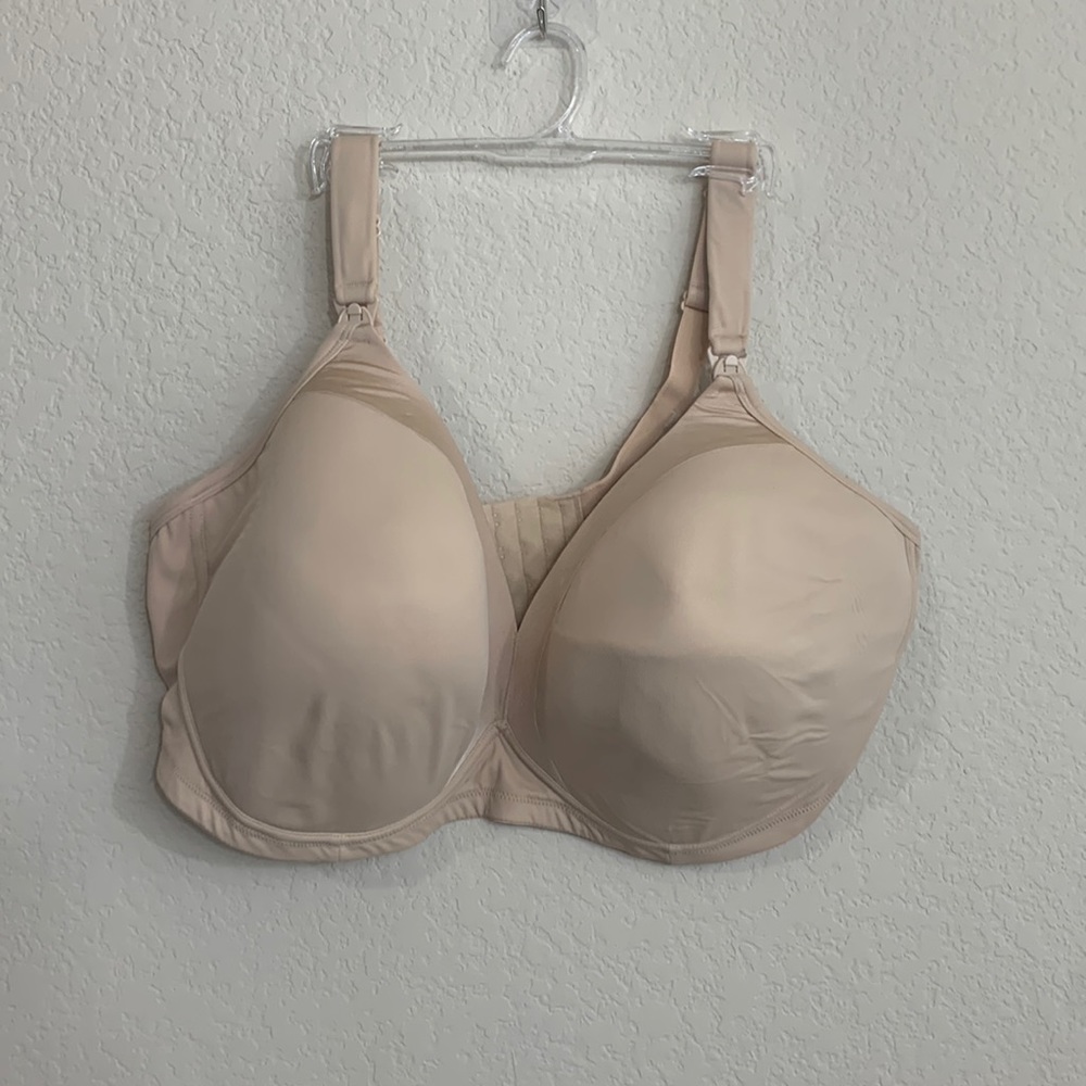 Motherhood maternity cream colored nursing bra NWT